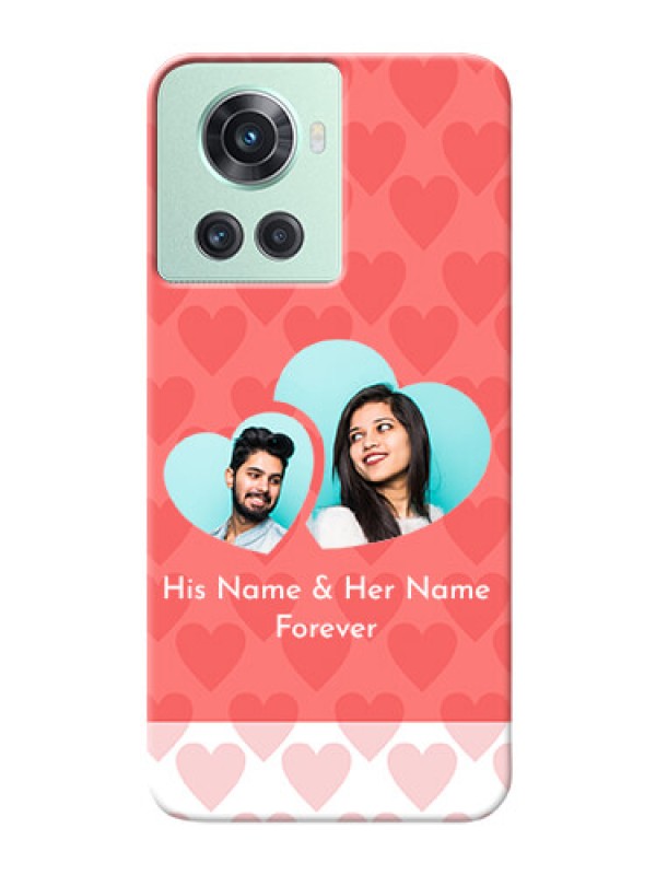 Custom OnePlus 10R 5G personalized phone covers: Couple Pic Upload Design