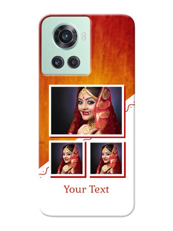 Custom OnePlus 10R 5G Personalised Phone Cases: Wedding Memories Design 