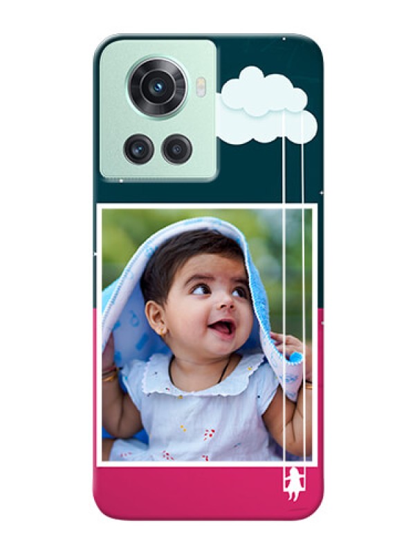 Custom OnePlus 10R 5G custom phone covers: Cute Girl with Cloud Design