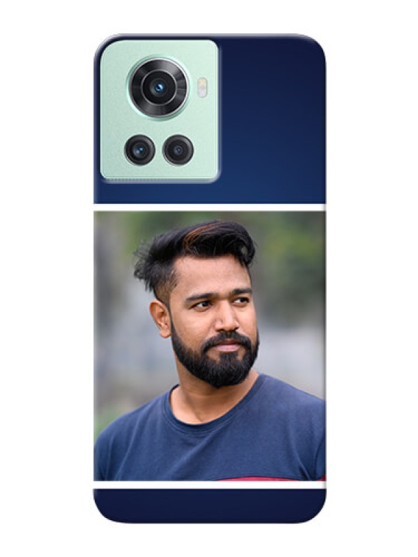 Custom OnePlus 10R 5G Mobile Cases: Simple Royal Blue Design