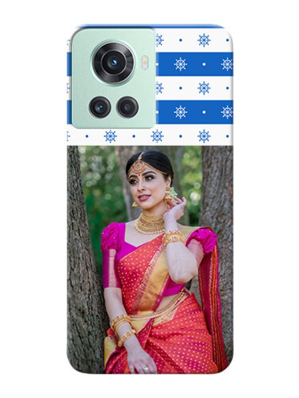 Custom OnePlus 10R 5G custom mobile covers: Snow Pattern Design