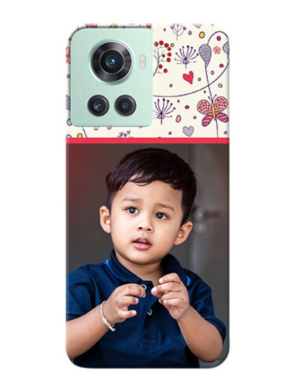 Custom OnePlus 10R 5G phone back covers: Premium Floral Design