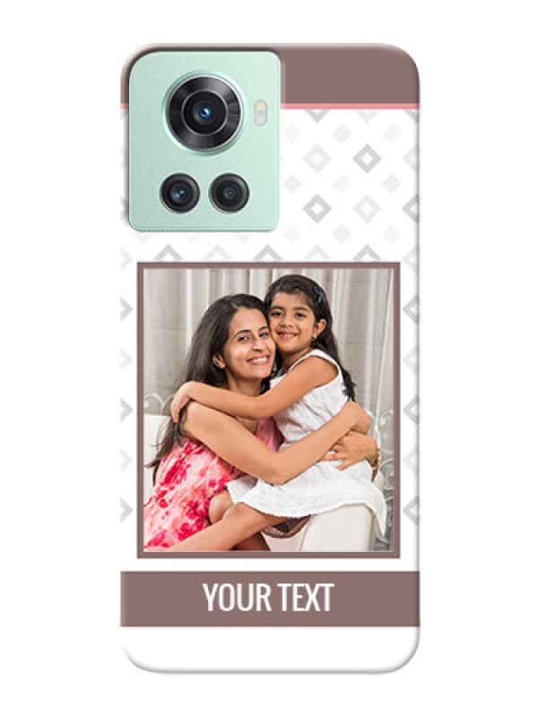 Custom OnePlus 10R 5G custom back covers: Simple Diamond Design