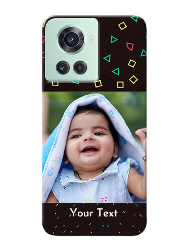 Custom OnePlus 10R 5G custom mobile cases with confetti birthday design