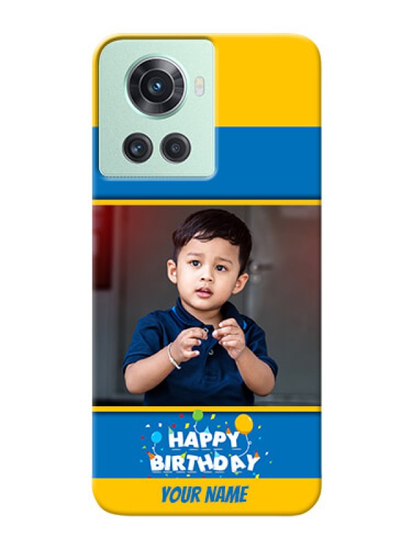 Custom OnePlus 10R 5G Mobile Back Covers Online: Birthday Wishes Design