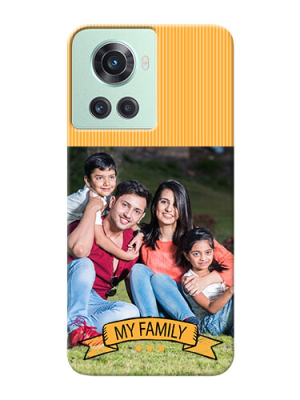 Custom OnePlus 10R 5G Personalized Mobile Cases: My Family Design