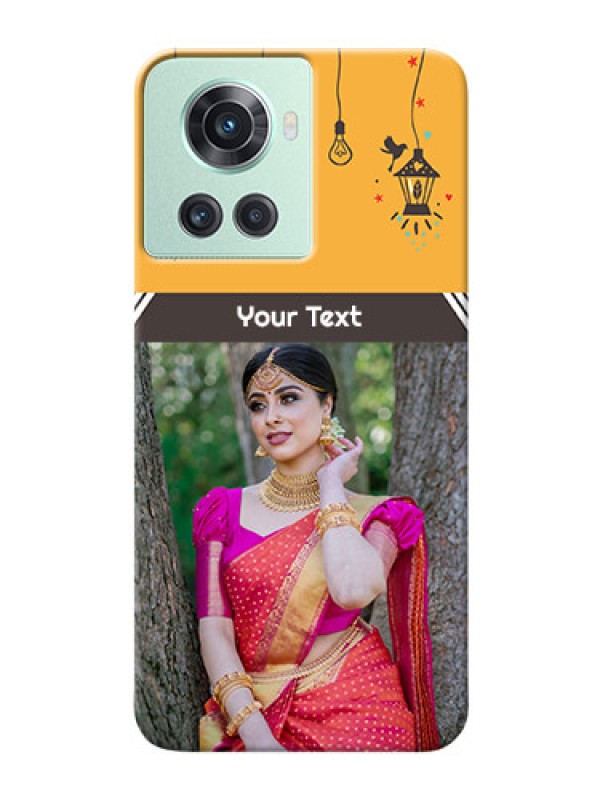 Custom OnePlus 10R 5G custom back covers with Family Picture and Icons 