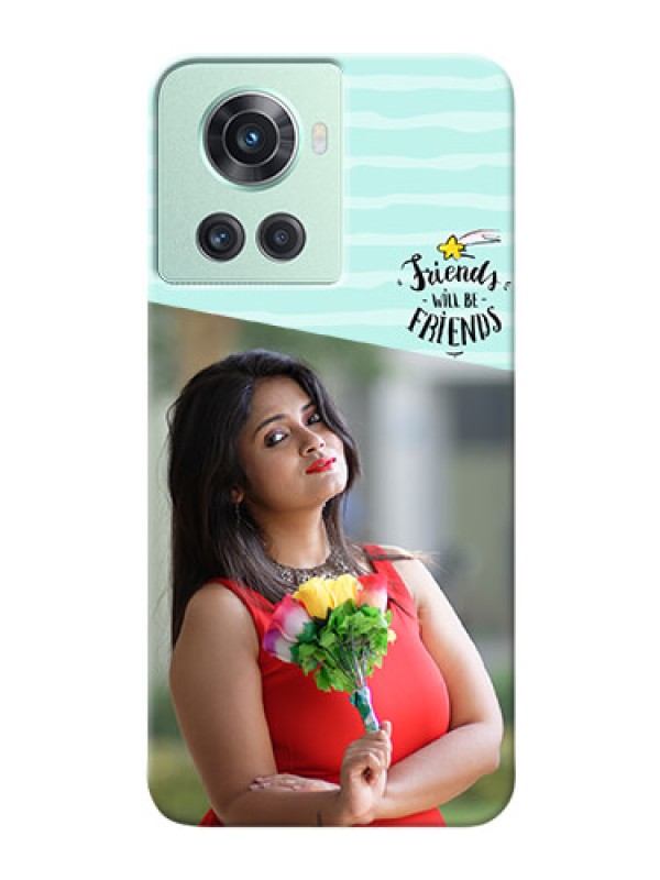 Custom OnePlus 10R 5G Mobile Back Covers: Friends Picture Icon Design