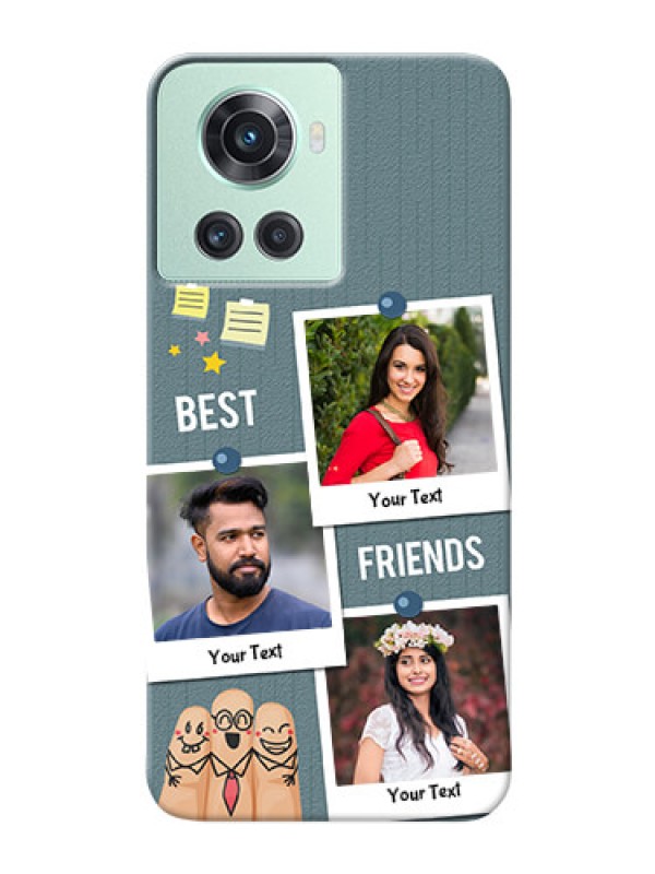 Custom OnePlus 10R 5G Mobile Cases: Sticky Frames and Friendship Design