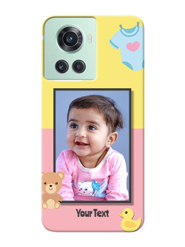 Custom OnePlus 10R 5G Back Covers: Kids 2 Color Design