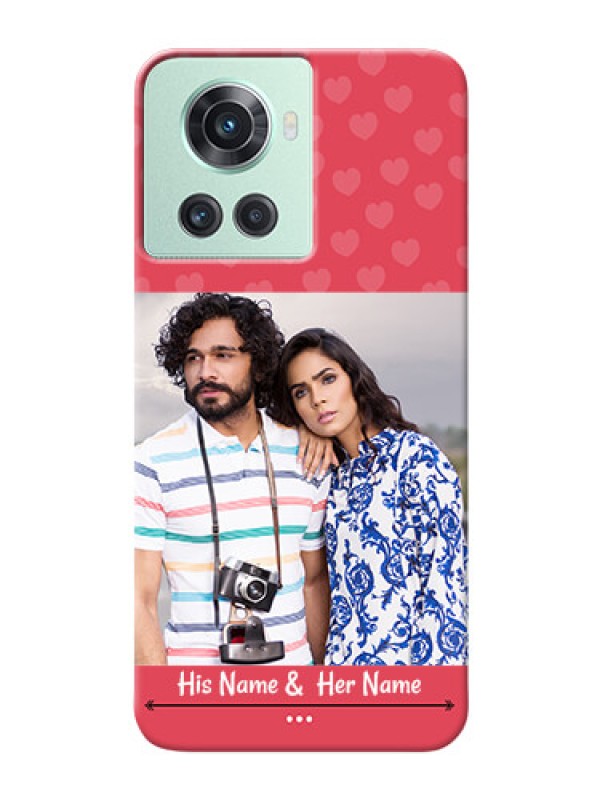 Custom OnePlus 10R 5G Mobile Cases: Simple Love Design