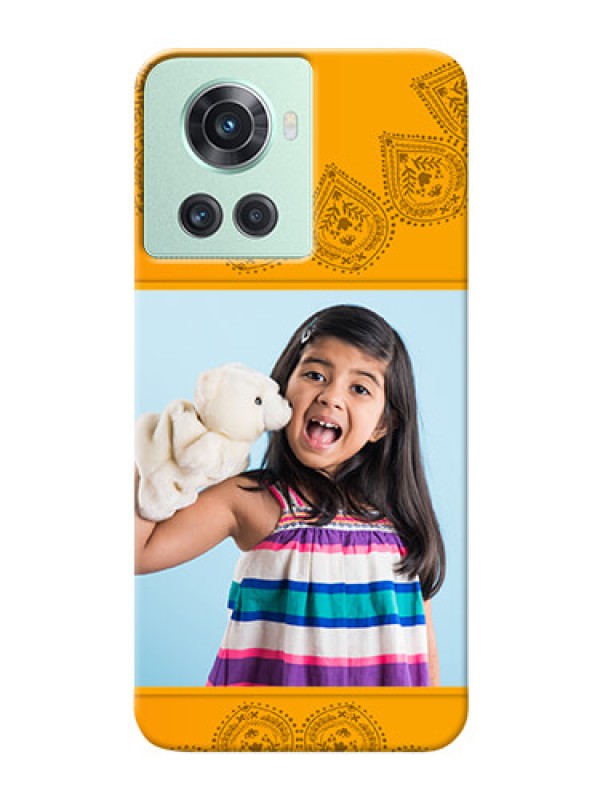 Custom OnePlus 10R 5G custom mobile back covers: Photo Wedding Design 