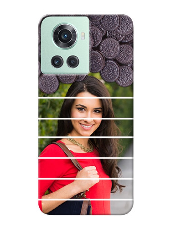 Custom OnePlus 10R 5G Custom Mobile Covers with Oreo Biscuit Design