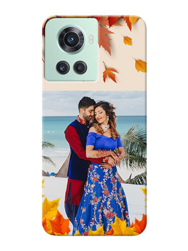 Custom OnePlus 10R 5G Mobile Phone Cases: Autumn Maple Leaves Design