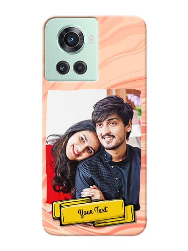 Custom OnePlus 10R 5G Customized Phone Cases: Marble Texture Design