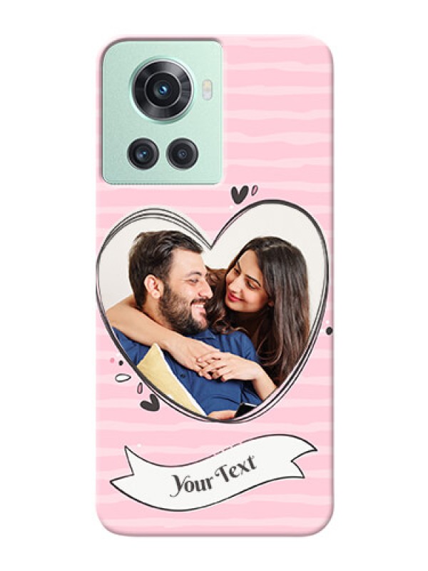 Custom OnePlus 10R 5G custom mobile phone covers: Vintage Heart Design