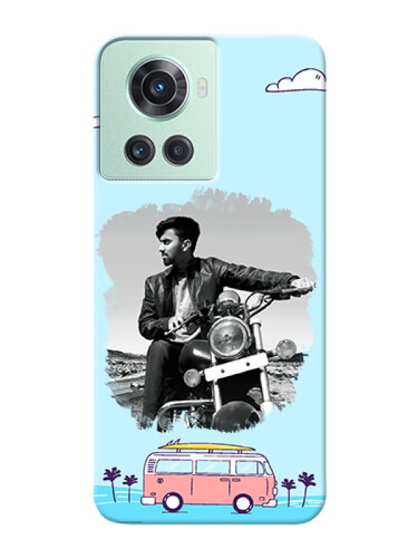 Custom OnePlus 10R 5G Mobile Covers Online: Travel & Adventure Design