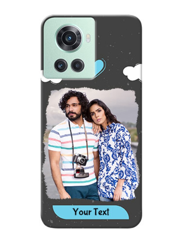 Custom OnePlus 10R 5G Mobile Back Covers: splashes with love doodles Design