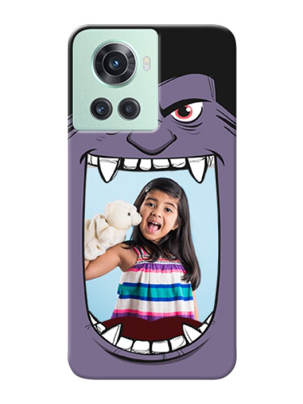 Custom OnePlus 10R 5G Personalised Phone Covers: Angry Monster Design
