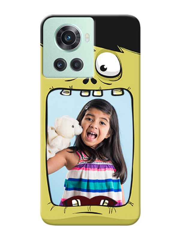 Custom OnePlus 10R 5G Mobile Covers: Cartoon monster back case Design
