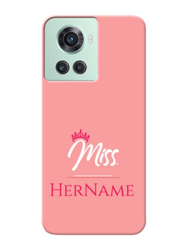 Custom OnePlus 10R 5G Custom Phone Case Mrs with Name