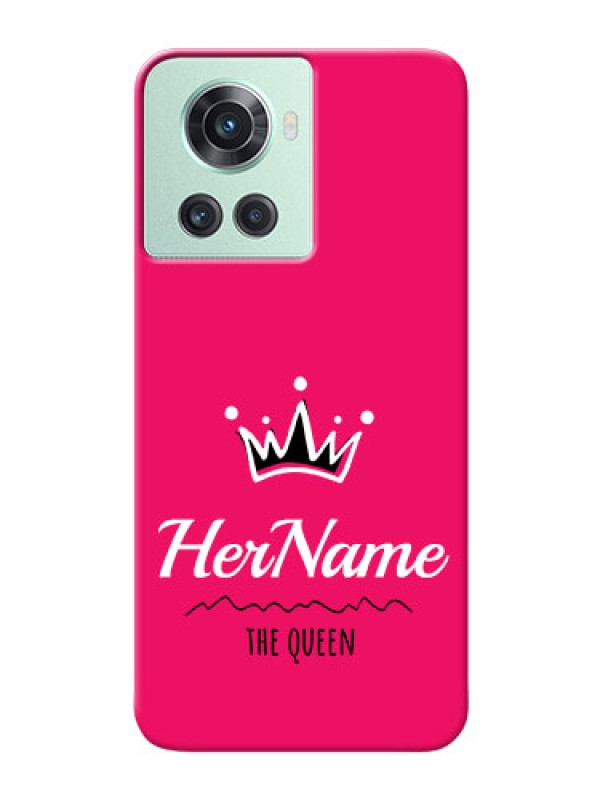 Custom OnePlus 10R 5G Queen Phone Case with Name