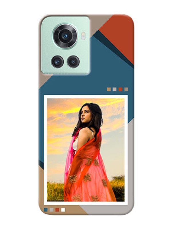 Custom OnePlus 10R 5G Mobile Back Covers: Retro color pallet Design