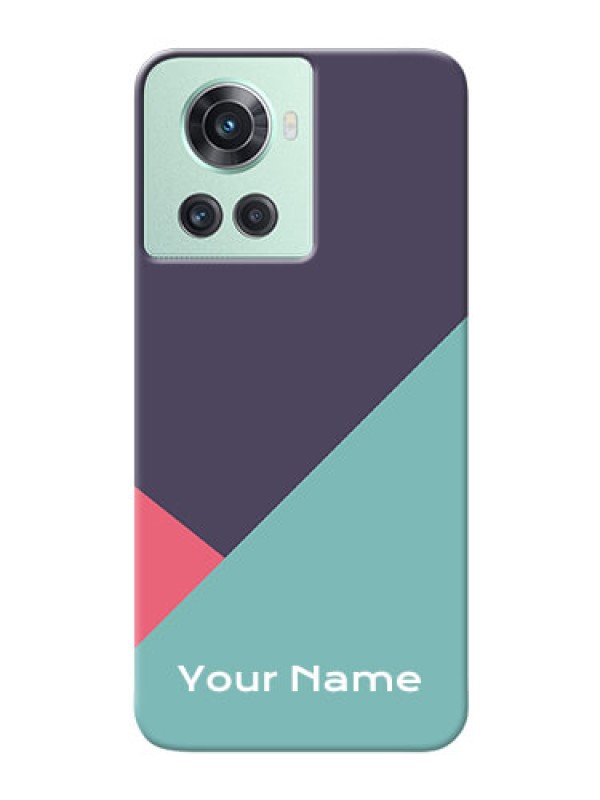 Custom OnePlus 10R 5G Custom Phone Cases: Tri Color abstract Design
