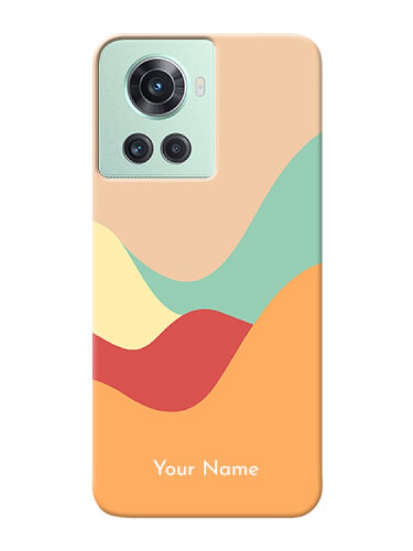 Custom OnePlus 10R 5G Custom Mobile Case with Ocean Waves Multi-colour Design