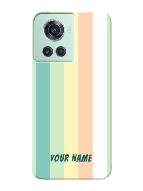 Custom OnePlus 10R 5G Back Covers: Multi-colour Stripes Design