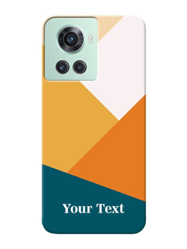 Custom OnePlus 10R 5G Custom Phone Cases: Stacked Multi-colour Design