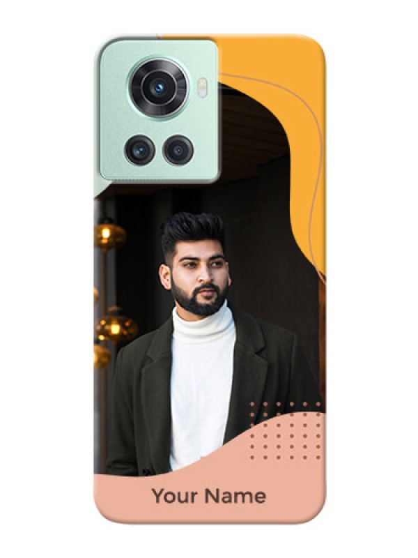 Custom OnePlus 10R 5G Custom Phone Cases: Tri-coloured overlay design