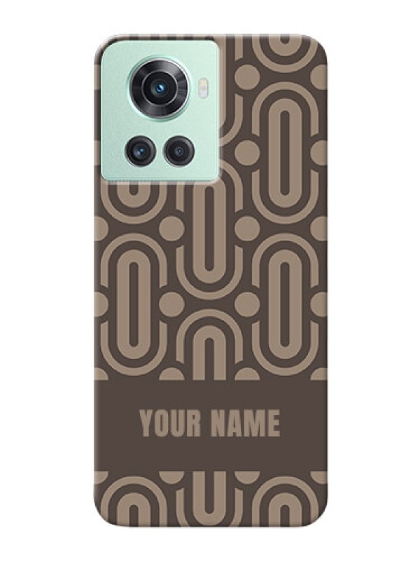 Custom OnePlus 10R 5G Custom Phone Covers: Captivating Zero Pattern Design