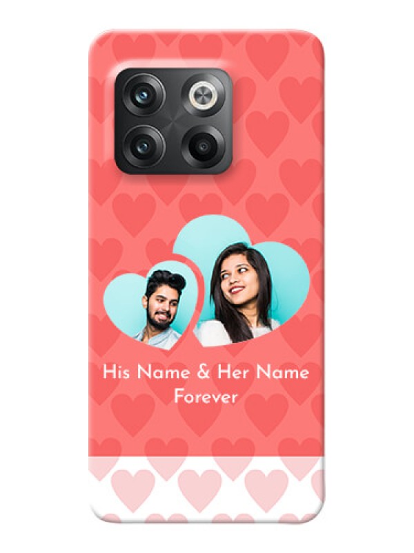 Custom OnePlus 10T 5G personalized phone covers: Couple Pic Upload Design