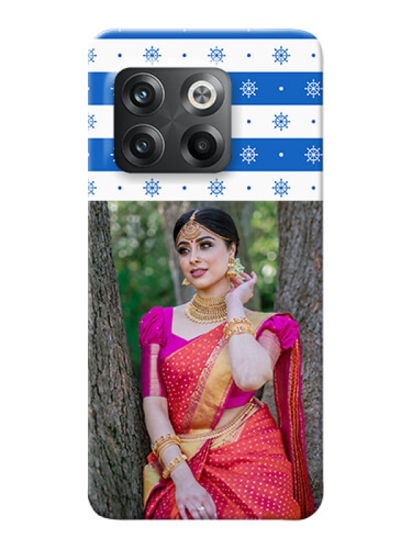 Custom OnePlus 10T 5G custom mobile covers: Snow Pattern Design