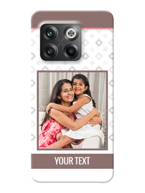 Custom OnePlus 10T 5G custom back covers: Simple Diamond Design