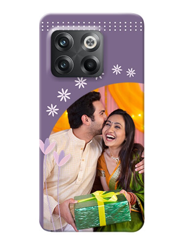 Custom OnePlus 10T 5G Phone covers for girls: lavender flowers design 