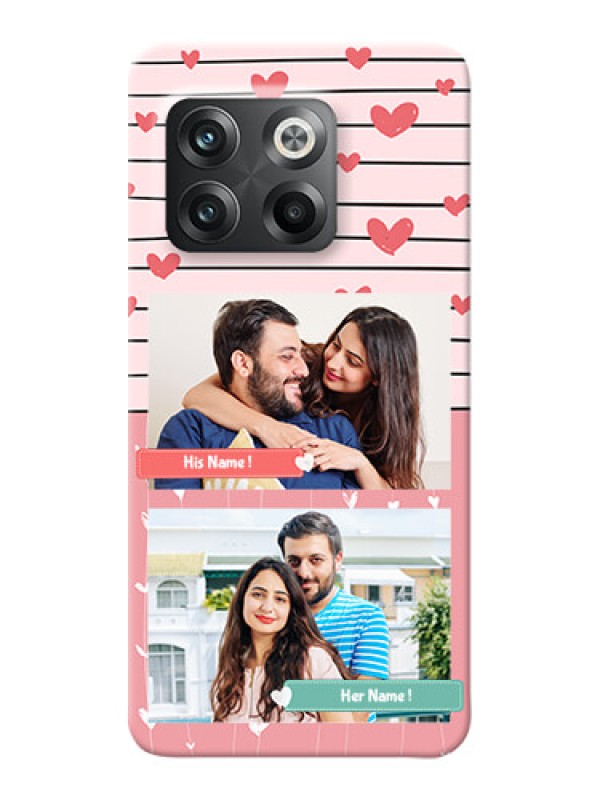 Custom OnePlus 10T 5G custom mobile covers: Photo with Heart Design