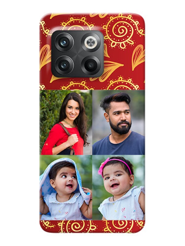 Custom OnePlus 10T 5G Mobile Phone Cases: 4 Image Traditional Design