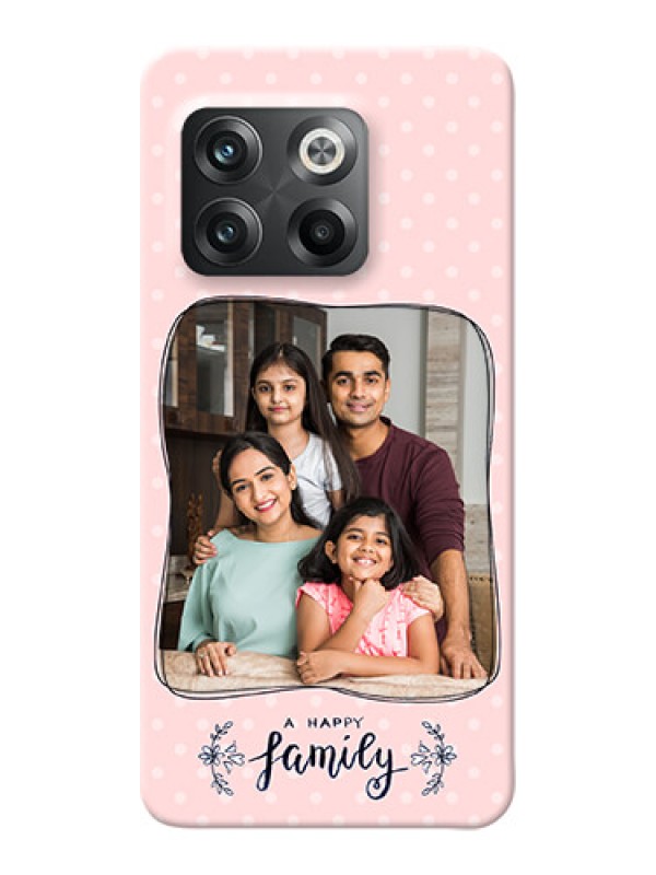 Custom OnePlus 10T 5G Personalized Phone Cases: Family with Dots Design