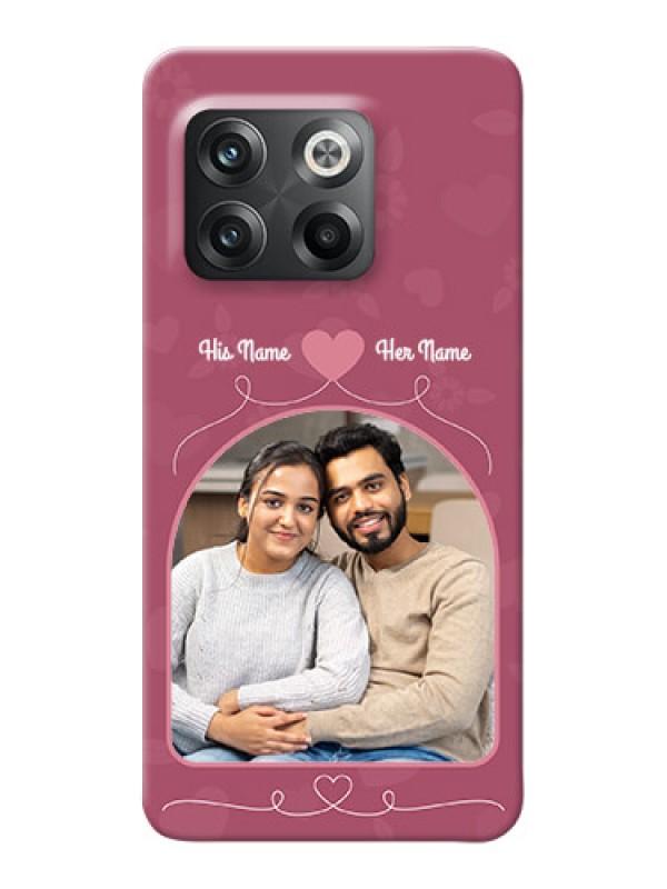 Custom OnePlus 10T 5G mobile phone covers: Love Floral Design