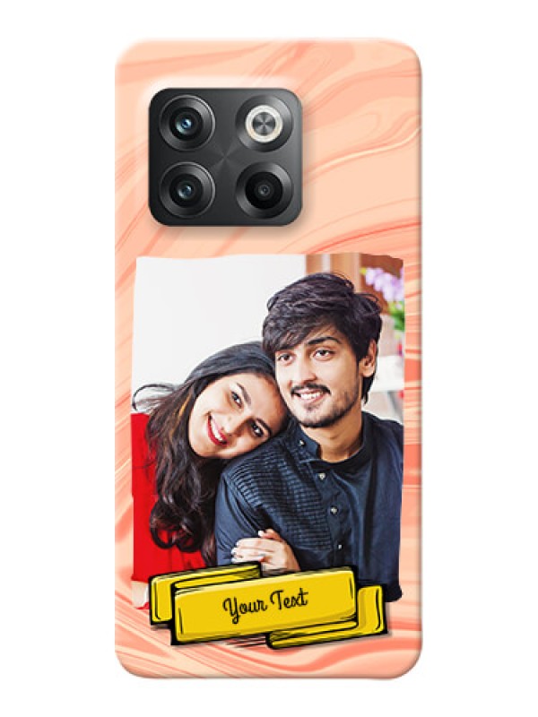 Custom OnePlus 10T 5G Customized Phone Cases: Marble Texture Design