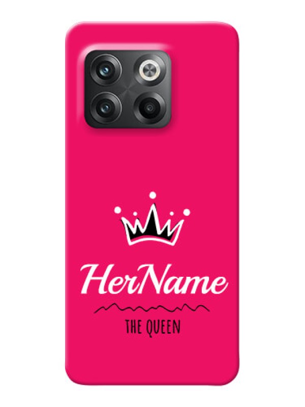 Custom OnePlus 10T 5G Queen Phone Case with Name