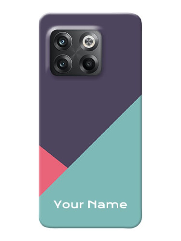 Custom OnePlus 10T 5G Custom Phone Cases: Tri Color abstract Design