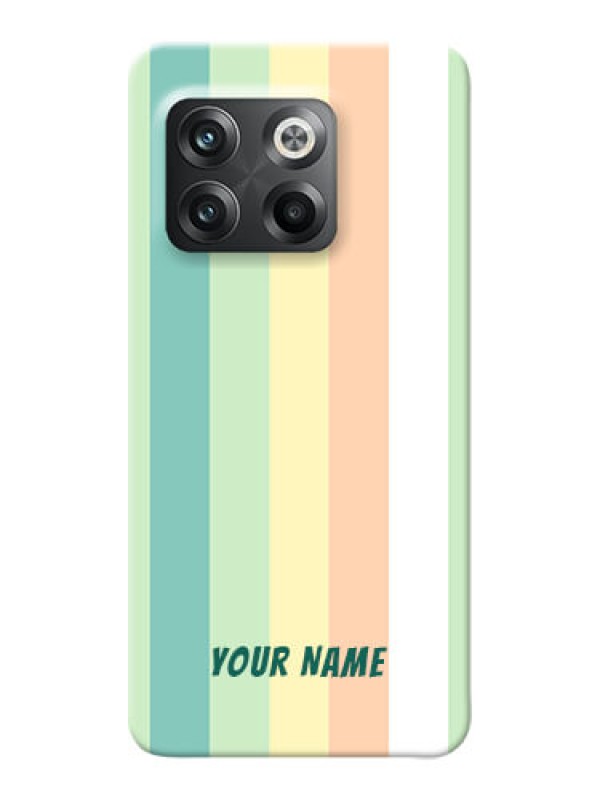 Custom OnePlus 10T 5G Back Covers: Multi-colour Stripes Design