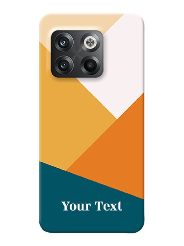 Custom OnePlus 10T 5G Custom Phone Cases: Stacked Multi-colour Design