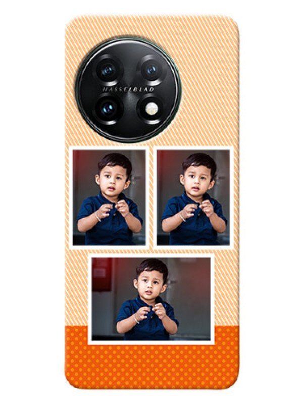 Custom OnePlus 11 5G Mobile Back Covers: Bulk Photos Upload Design