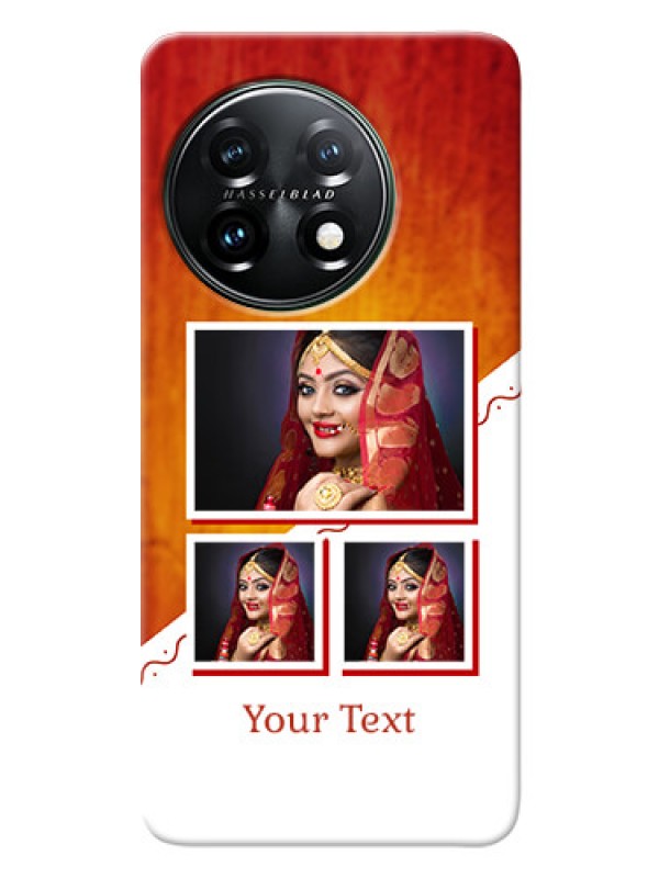 Custom OnePlus 11 5G Personalised Phone Cases: Wedding Memories Design 