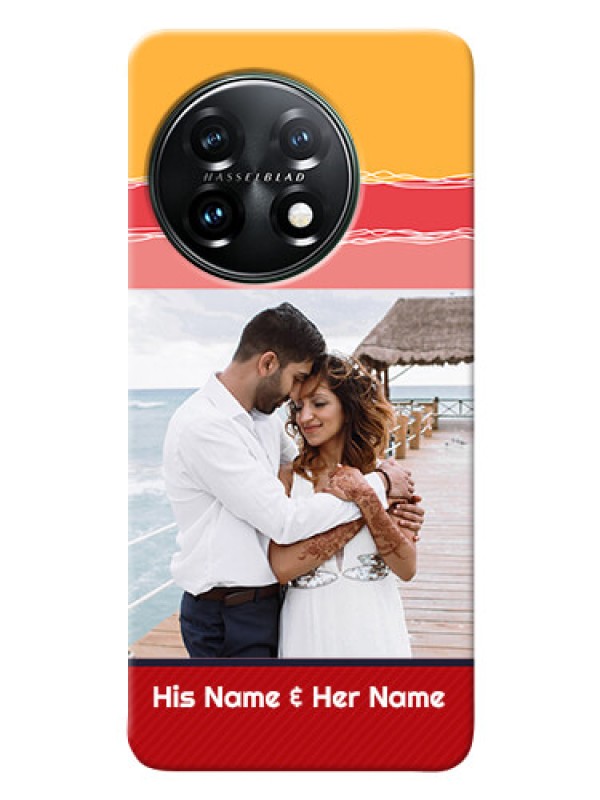 Custom OnePlus 11 5G custom mobile phone covers: Colorful Case Design