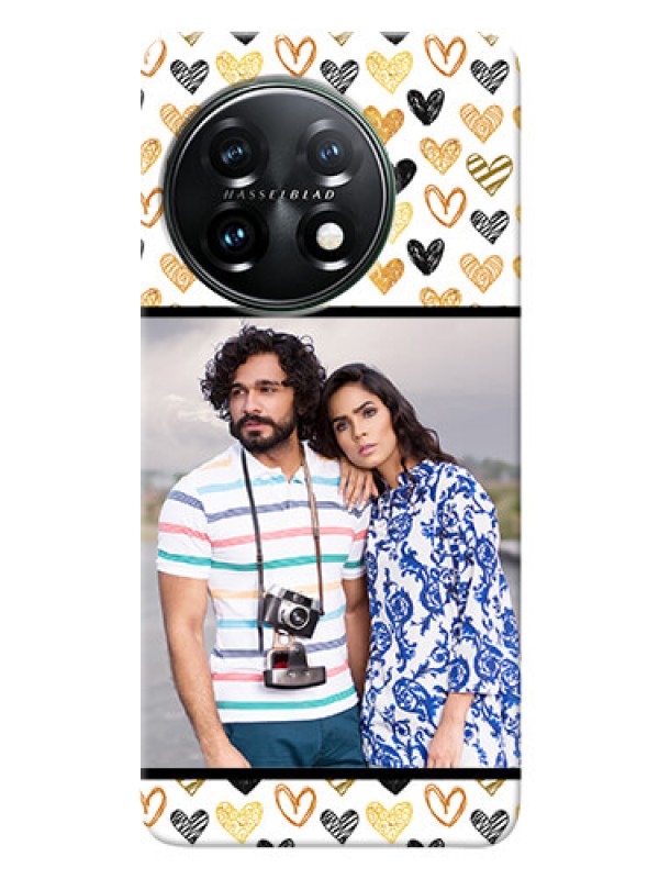 Custom OnePlus 11 5G Personalized Mobile Cases: Love Symbol Design